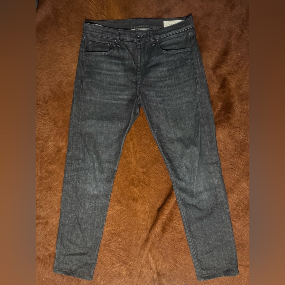 rag & bone Men's Dark Gray Skinny Jeans